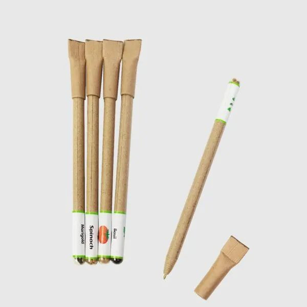 Recycled Paper Plantable Seed Pens – Gift Box