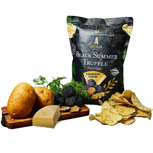 BLACK SUMMER TRUFFLE CHIPS - PARMESAN CHEESE