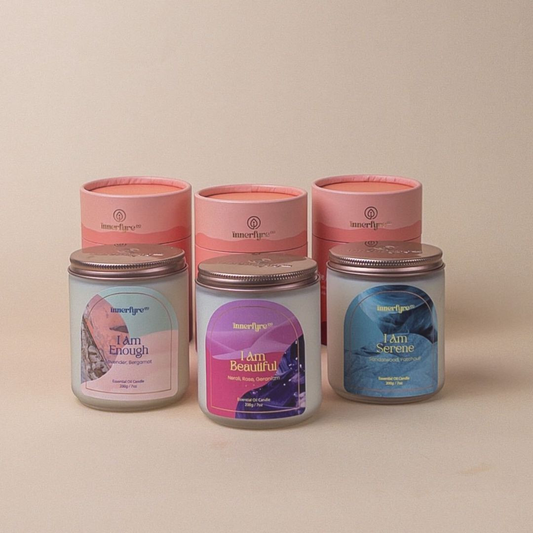 Affirmation Candle Bundle of 3