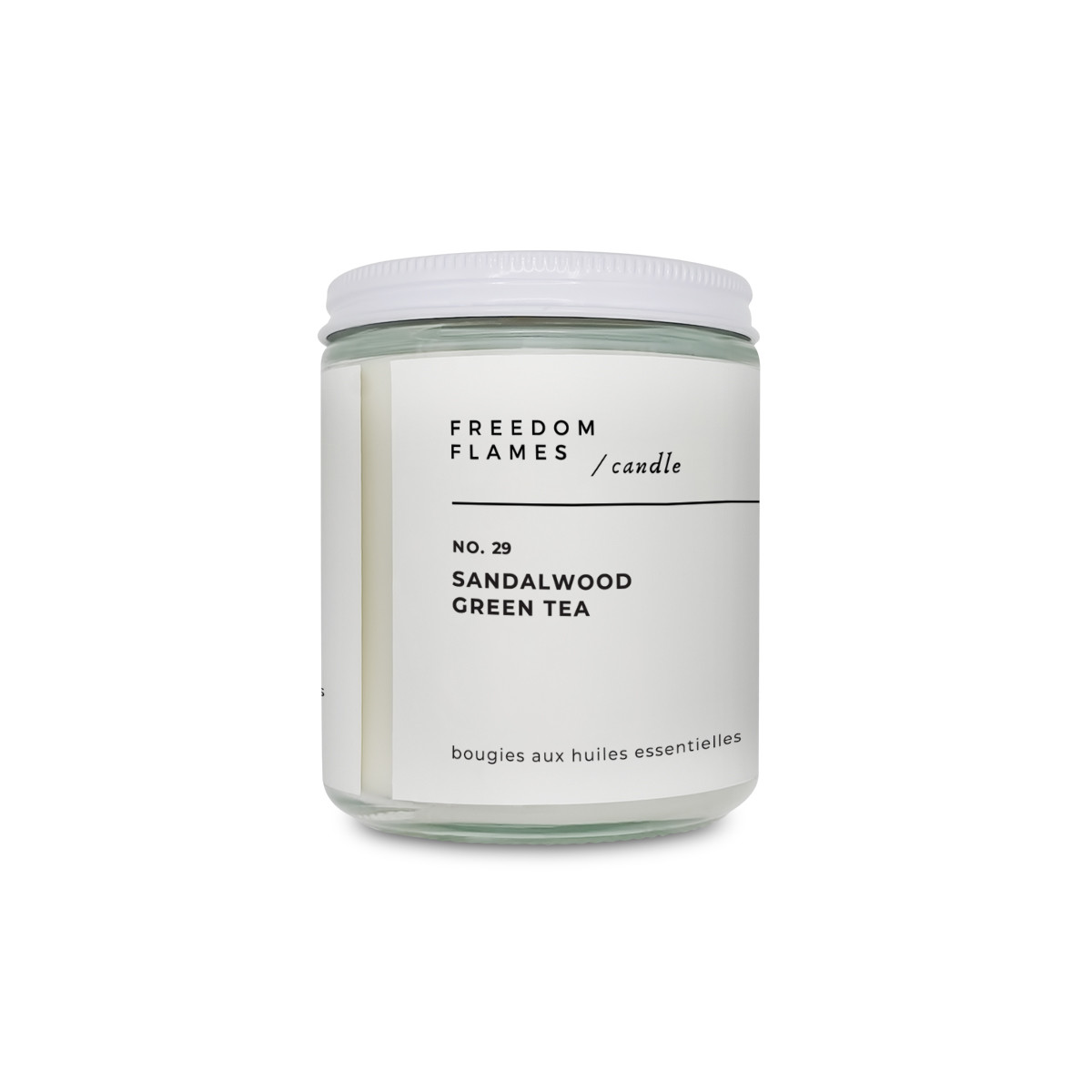 Sandalwood Green Tea Candle | Freedom Flames Candle